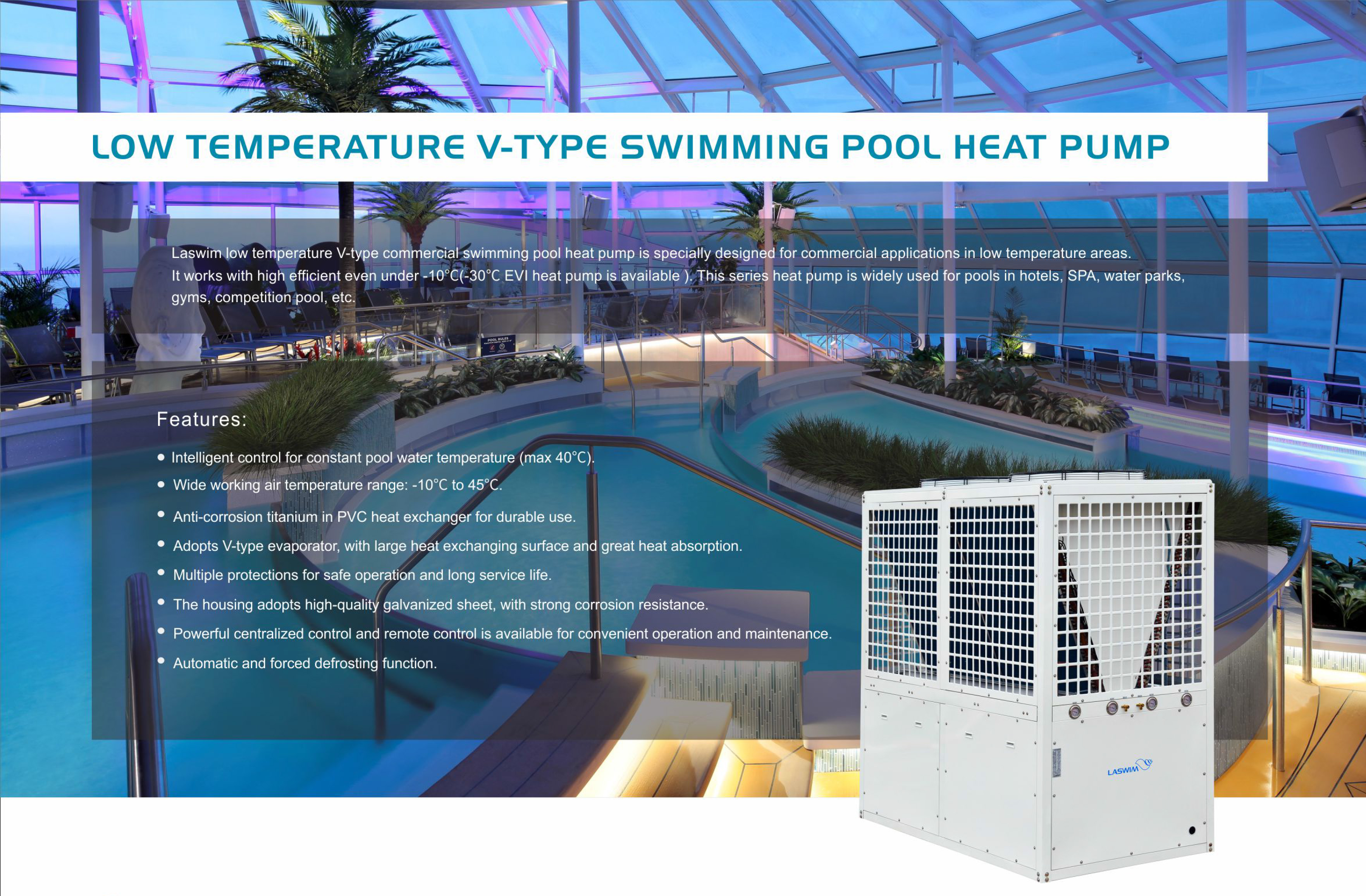 eco plus swimming pool heat pump